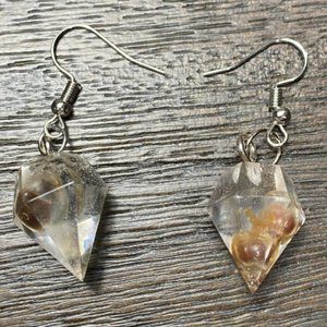 Diamond Shell Earrings
